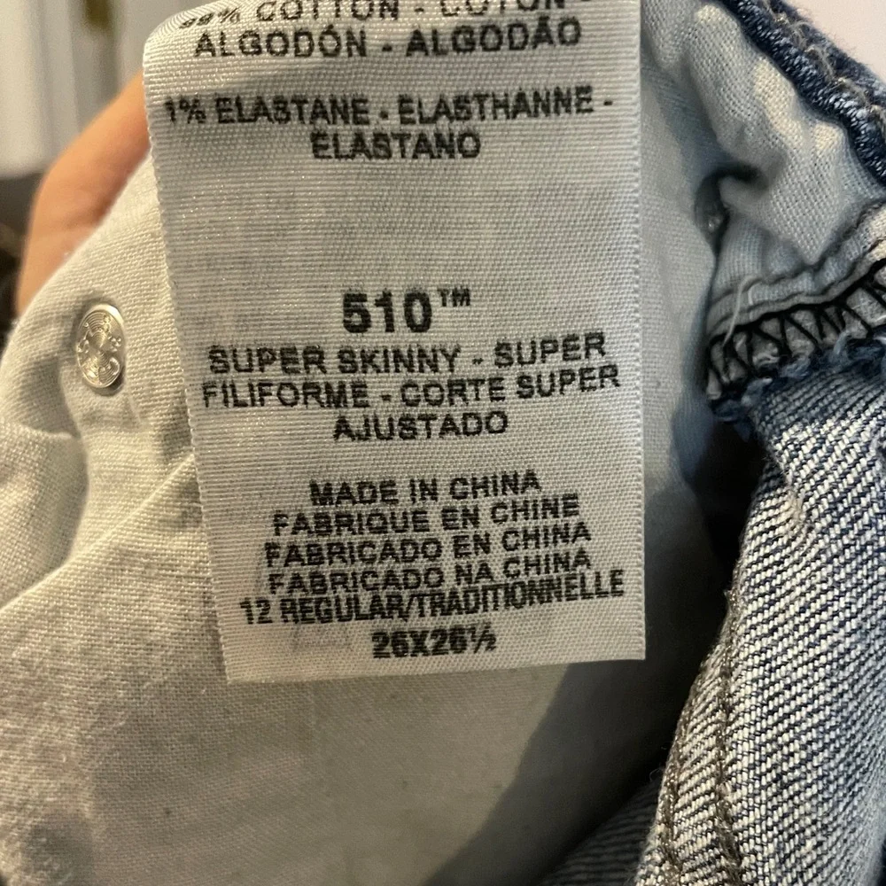 Levi’s size 26/2/girls 12 jeans. - Picture 4 of 4